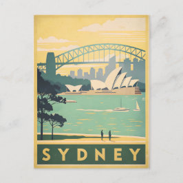 Sydney, Australië - Stunning Uitzichten op Landmer Briefkaart