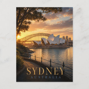 Sydney Australië Sydney Opera House REALMS Briefkaart