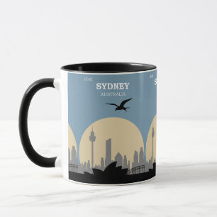 Sydney: Australië Travel Poster Mok