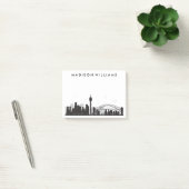 Sydney, Australië | Zwarte en witte veldlijn Post-it® Notes (Kantoor)