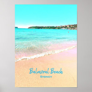 Sydney Balmoral Beach natuur scenery Poster