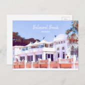 Sydney Balmoral Beach retro Bathers Pavillion Briefkaart (Voorkant / Achterkant)