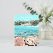 Sydney Balmoral Beach retro Bathers Pavillion Briefkaart (Staand voorkant)