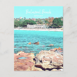 Sydney Balmoral Beach retro Bathers Pavillion Briefkaart