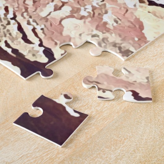 Sydney Balmoral Beach retro Bathers Pavillion Legpuzzel (Zijkant)