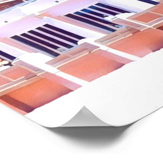 Sydney Balmoral Beach retro Bathers Pavillion Poster (Hoek)