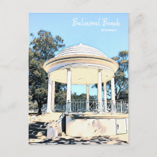 Sydney Balmoral Beach white Rotunda Briefkaart