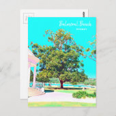 Sydney Balmoral Beach white Rotunda Briefkaart (Voorkant / Achterkant)