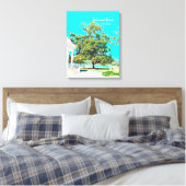 Sydney Balmoral Beach white Rotunda Canvas Afdruk (Insitu (Slaapkamer))