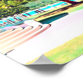 Sydney Balmoral Beach white Rotunda Poster (Hoek)