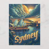 Sydney bij Nacht: Elegantie in het Opera House Briefkaart (Voorkant)
