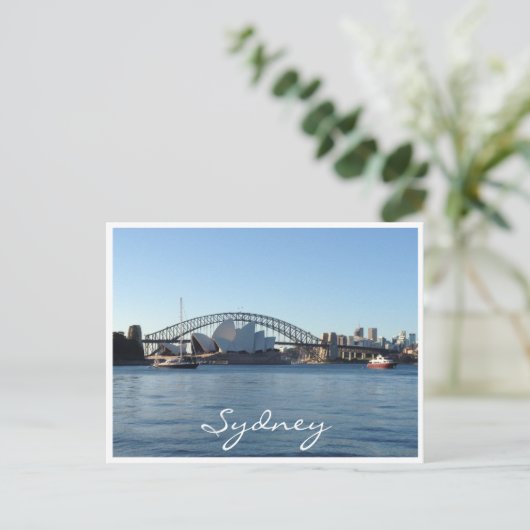 sydney blue briefkaart (Staand voorkant)