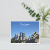 sydney blue briefkaart (Staand voorkant)