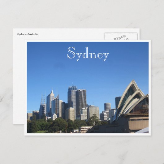 sydney blue briefkaart (Voorkant / Achterkant)