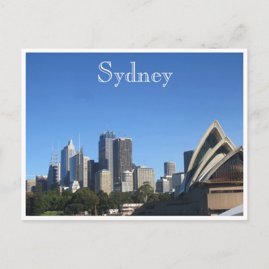 sydney blue briefkaart (Voorkant)