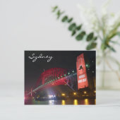 Sydney Bridge Aids Night Briefkaart (Staand voorkant)