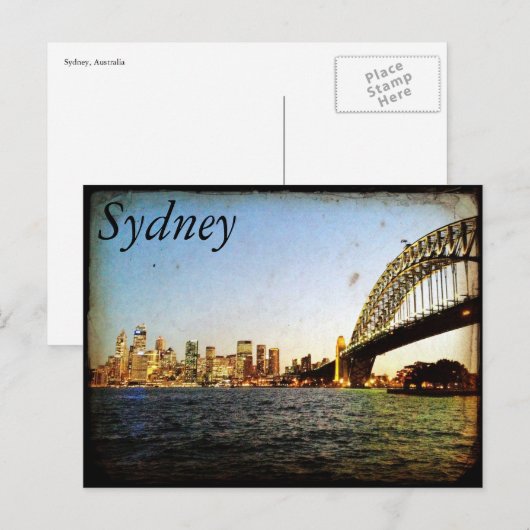 sydney bridge classic briefkaart (Voorkant / Achterkant)