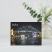 sydney bridge fisheye briefkaart (Staand voorkant)