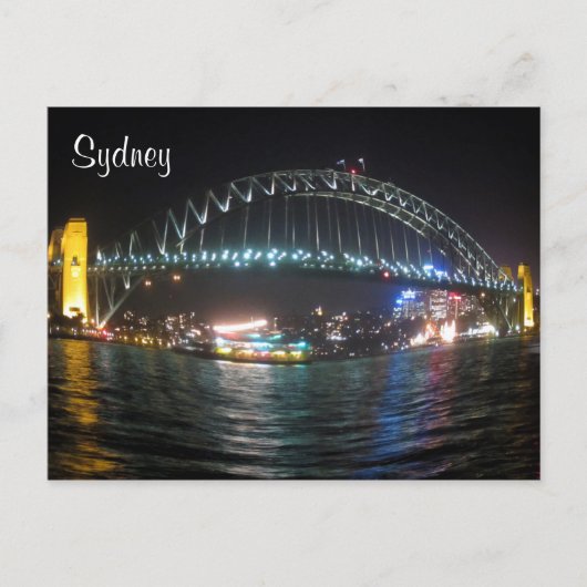 sydney bridge fisheye briefkaart (Voorkant)