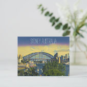 sydney bridge uitzicht briefkaart (Staand voorkant)