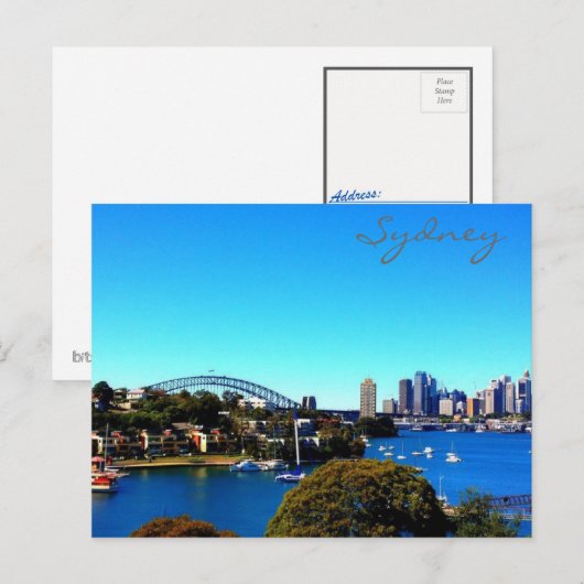 Sydney Briefkaart (Voorkant / Achterkant)