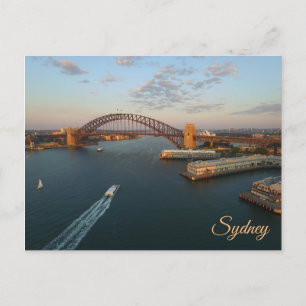 Sydney Briefkaart - Luchtfoto van Sydney Harbour