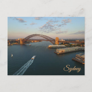 Sydney Briefkaart - Luchtfoto van Sydney Harbour
