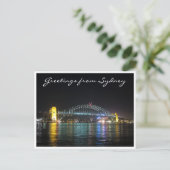 sydney brug groeten briefkaart (Staand voorkant)