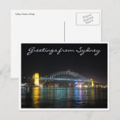 sydney brug groeten briefkaart (Voorkant / Achterkant)