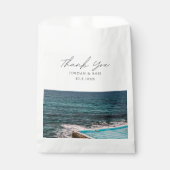 Sydney bruiloft Bondi Beach Foto Bedankzakje (Voorkant)