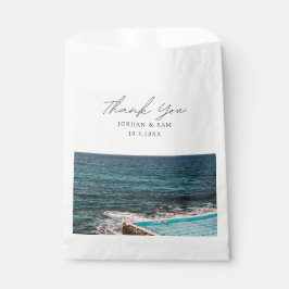 Sydney bruiloft Bondi Beach Foto Bedankzakje