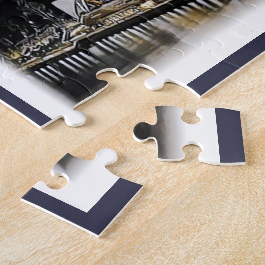 Sydney by Night - Australia - Mosaic - Legpuzzel (Zijkant)