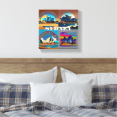 sydney canvas afdruk (Insitu (Slaapkamer))
