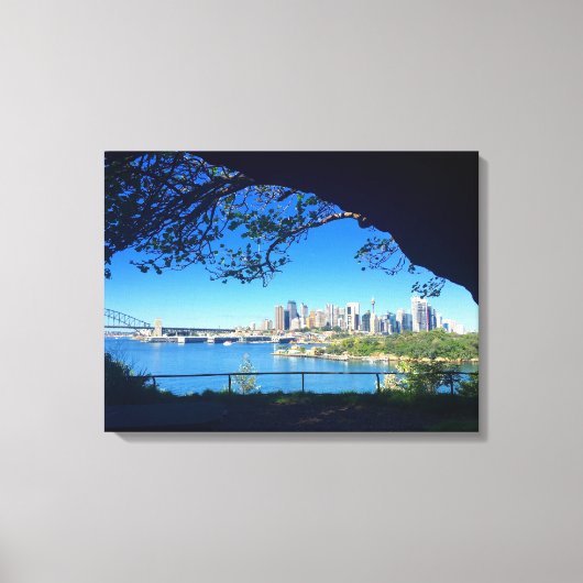 sydney cave vista canvas afdruk (Voorkant)