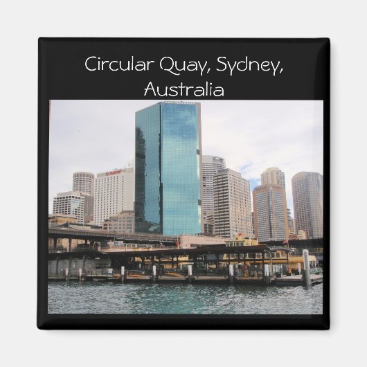 Sydney Circulaire Kaaimannet Magneet (Voorkant)
