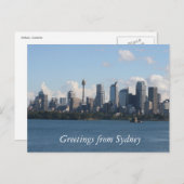 sydney city skyline briefkaart (Voorkant / Achterkant)
