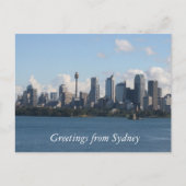 sydney city skyline briefkaart (Voorkant)