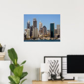 sydney city skyline poster (Thuiskantoor)