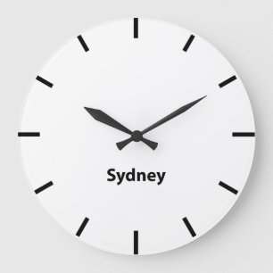Sydney City Time Zone Newsroom Wall Grote Klok