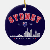 Sydney Cityscape, Australia Keramisch Ornament (Voorkant)