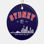 Sydney Cityscape, Australia Keramisch Ornament (Links)