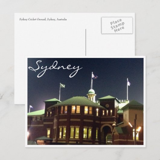 sydney cricket ground briefkaart (Voorkant / Achterkant)