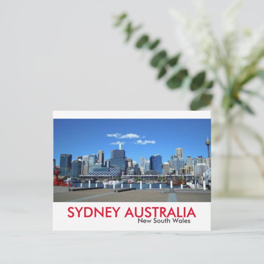 Sydney Darling Harbour Briefkaart (Staand voorkant)