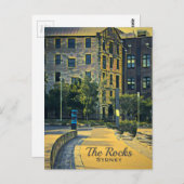 Sydney  de Rocks schilderachtig reis Briefkaart (Voorkant / Achterkant)