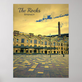 Sydney de Rocks schilderachtig reis Poster