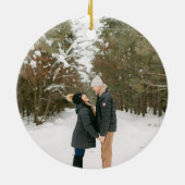 Sydney Eerste Kerstmis verloofd met Modern Keramisch Ornament (Achterkant)