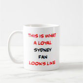 sydney fan, loyal koffiemok (Links)