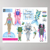 Sydney Fantasy Hero Paper Doll - Speel of Display Poster (Voorkant)