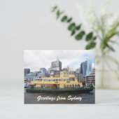 sydney ferry briefkaart (Staand voorkant)