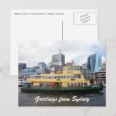 sydney ferry briefkaart (Voorkant / Achterkant)